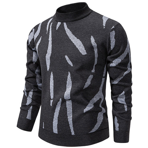 Herren modischer Pullover mit grafischem Muster Echoarchiv