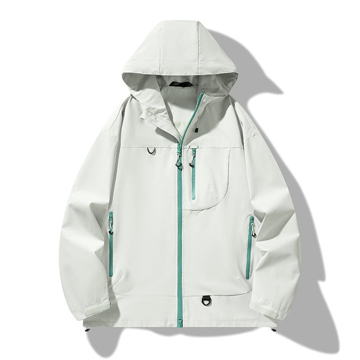 Herren Nano wasserdichte Softshell-Jacke mit geschweißten Nähten, versteckter Brusttasche und verstellbarem Saum – Taviero