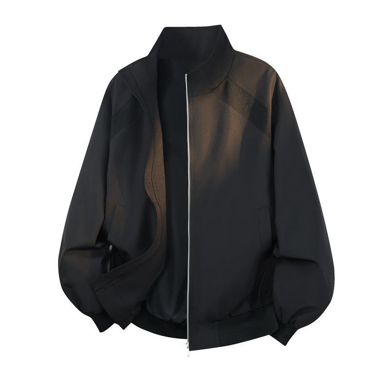 Damen Blouson‑Jacke im Oversize‑Schnitt mit Ballonärmeln, Stehkragen & elastischem Bund Echoarchiv