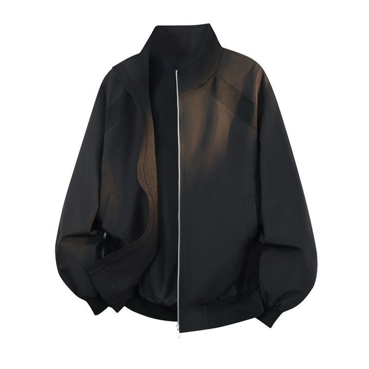 Damen Blouson‑Jacke im Oversize‑Schnitt mit Ballonärmeln, Stehkragen & elastischem Bund Echoarchiv