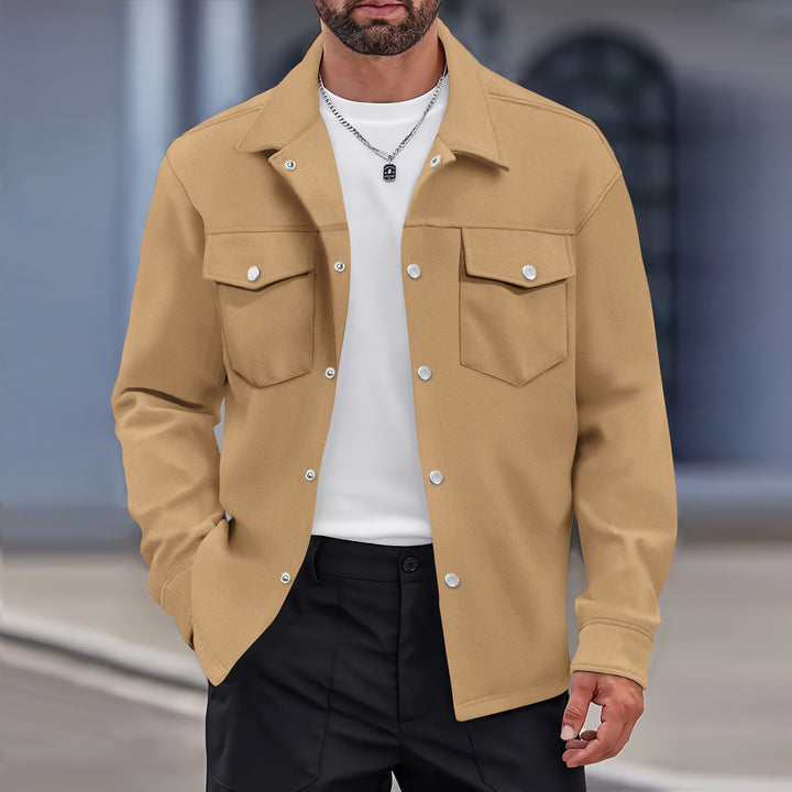 Herren Übergangsjacke mit stilvollen Brusttaschen und modernem Schnitt Echoarchiv