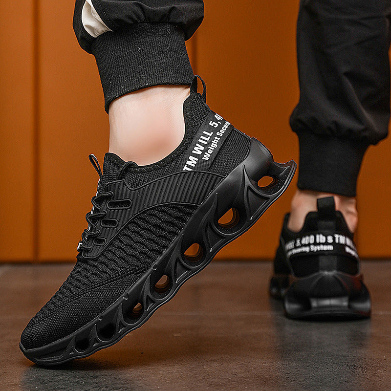 Unisex Performance-Sneaker mit innovativer gelochter Luftsohle und gestricktem Obermaterial – Norré