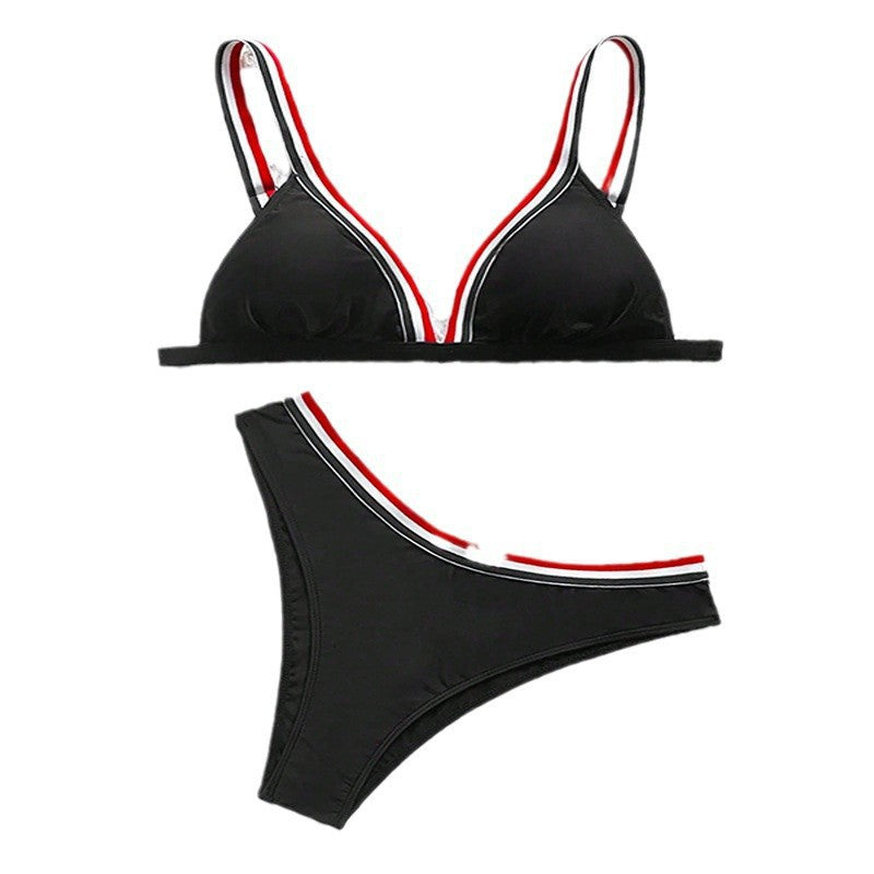 Damen Triangel-Bikini mit sportlichem Kontrastdesign Echo Archiv