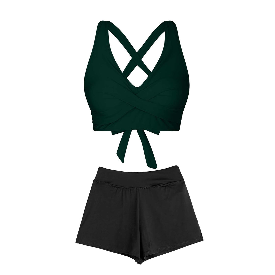 Damen Zweiteiliger Badeanzug mit floralem Design Echo Archiv