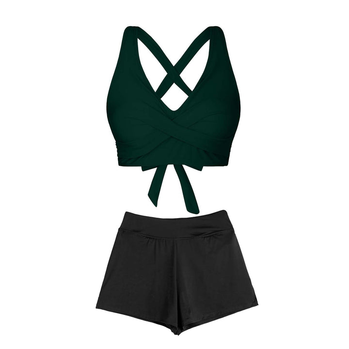 Damen Zweiteiliger Badeanzug mit floralem Design Echo Archiv