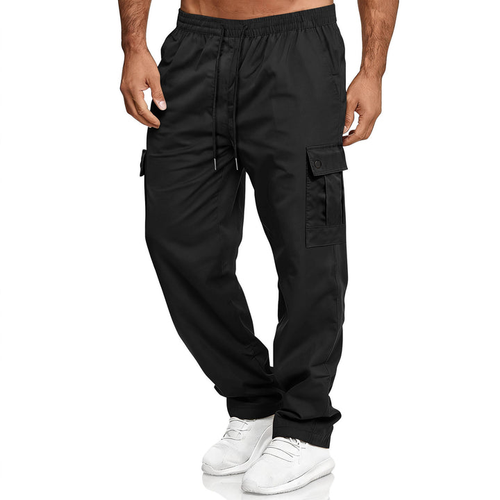 Herren nan Cargo-Jogginghose mit elastischem Tunnelzugbund, großen Klapptaschen und relaxed Fit Echo Archiv
