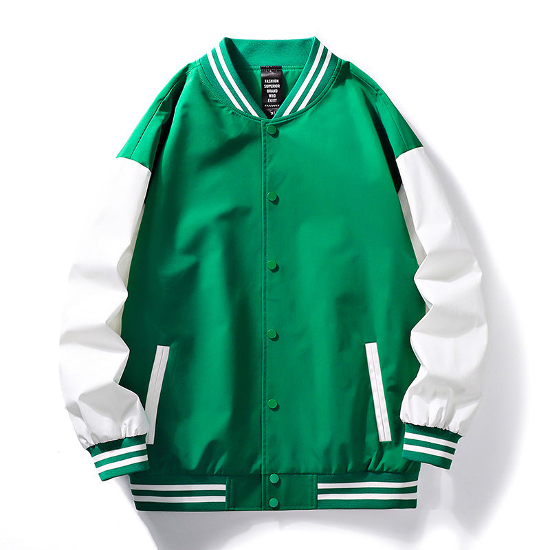 Herren sporty Bomberjacke mit Kontrastärmeln Echoarchiv