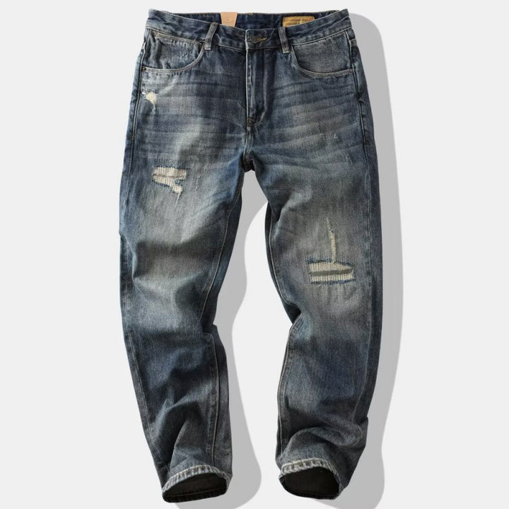 Herren Modische Destroyed Jeans Echo Archiv