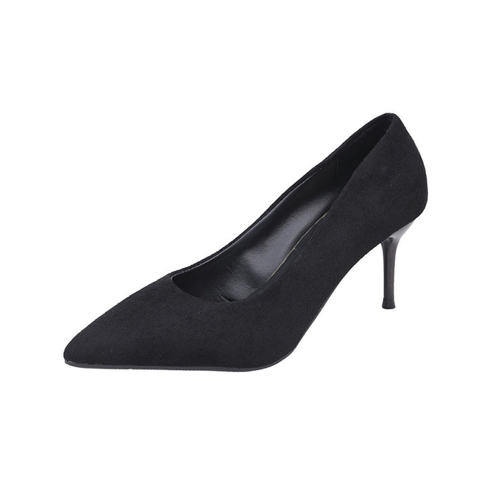Damen nan spitze Veloursleder-Optik Pumps mit gepolstertem Fußbett und schlankem Stilettoabsatz Echo Archiv