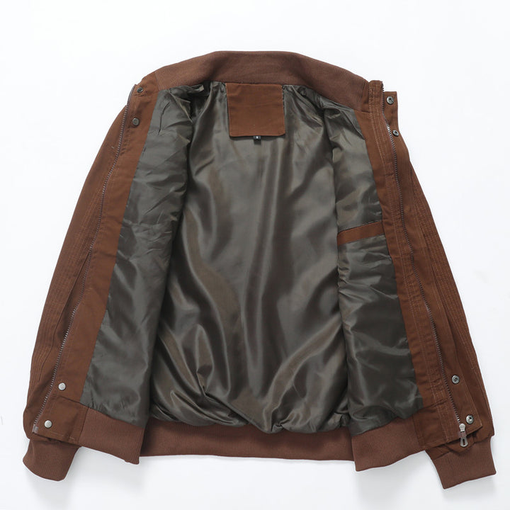 Herren Utility-Fieldjacke mit Stehkragen und Mehrfachtaschen Echoarchiv