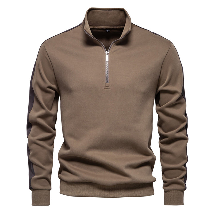 Herren Sportpullover mit Stehkragen Echoarchiv