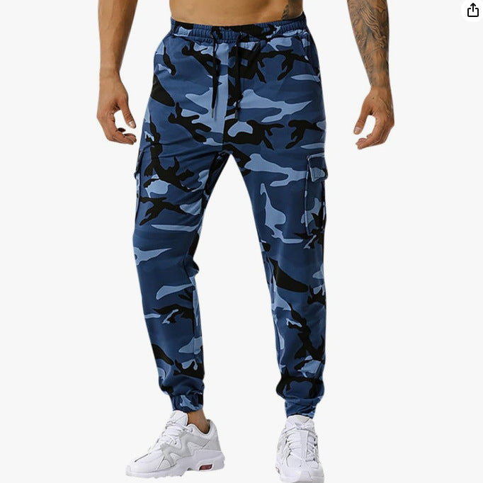 Herren Cargohose mit modischem Camouflage-Muster Echoarchiv