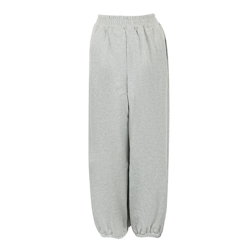 Damen bequeme Sweatpants mit elastischem Bund und legerem Schnitt Echo Archiv