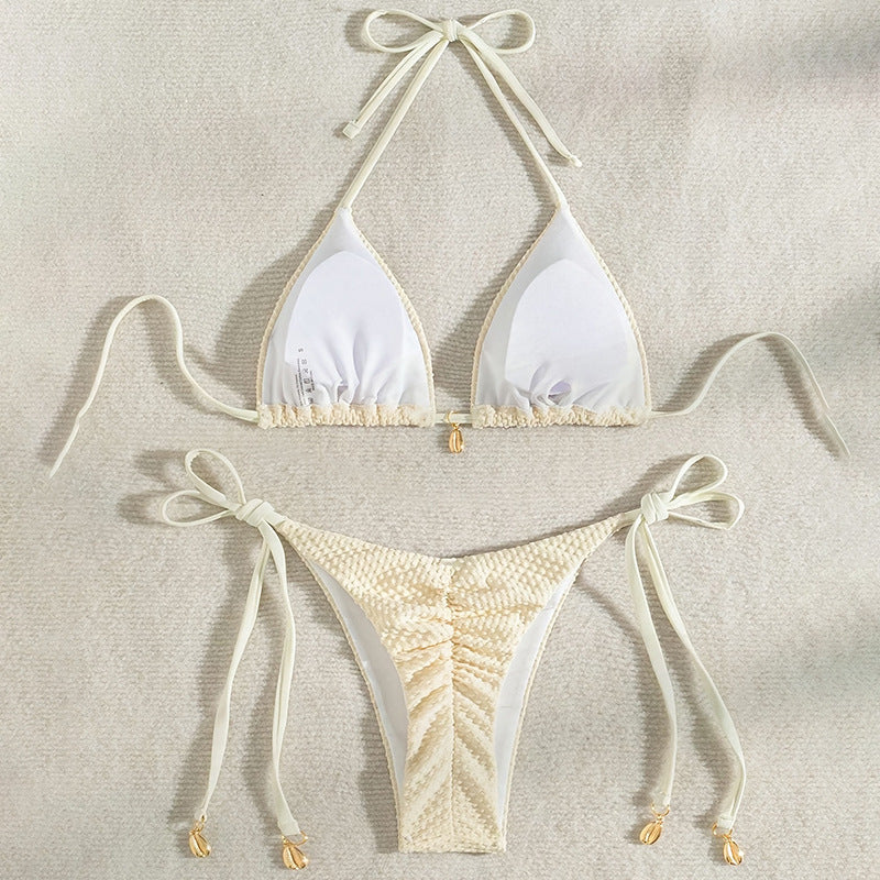Damen Triangel-Bikini mit raffinierten Bindebändern Echo Archiv