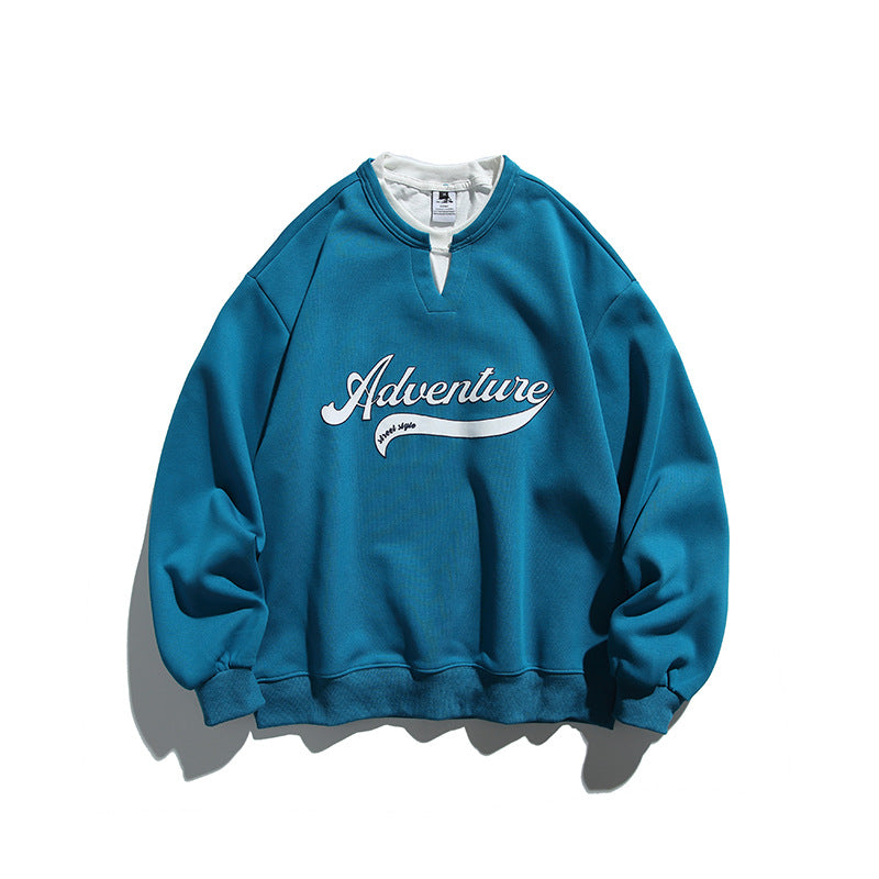 Unisex Oversize-Sweatshirt mit Lagenkragen, weichem Fleece und Statement-Print Echo Archiv