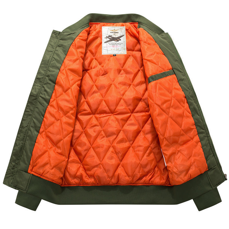 Herren Stylische Bomberjacke mit NASA-Patches Echo Archiv
