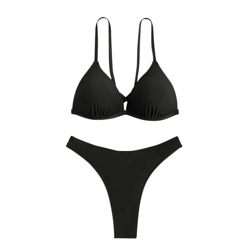 Damen Triangel-Bikinioberteil mit verstellbaren Trägern und elegantem Schnitt Echo Archiv