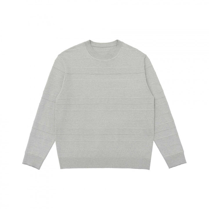 Unisex Feinstrickpullover mit feiner Strukturstreifen, Rundhals und leichtem Oversize-Schnitt Echo Archiv