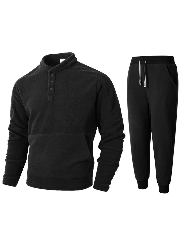 Herren Fleece Freizeitanzug Echoarchiv