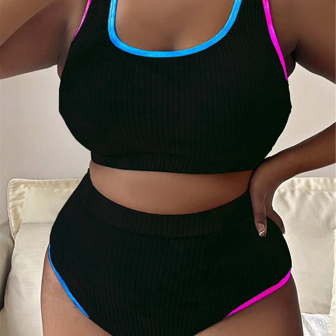 Damen Sportiv geschnittenes Bikini-Set Echo Archiv