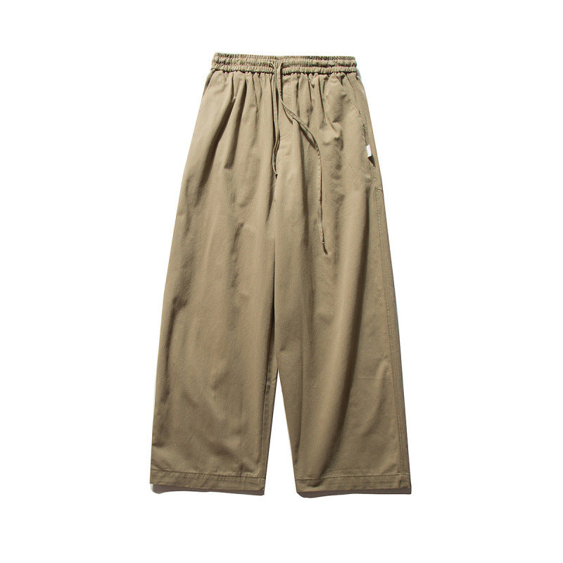 Unisex Weite Culotte-Hose mit elastischem Bund und Kordelzug Echo Archiv