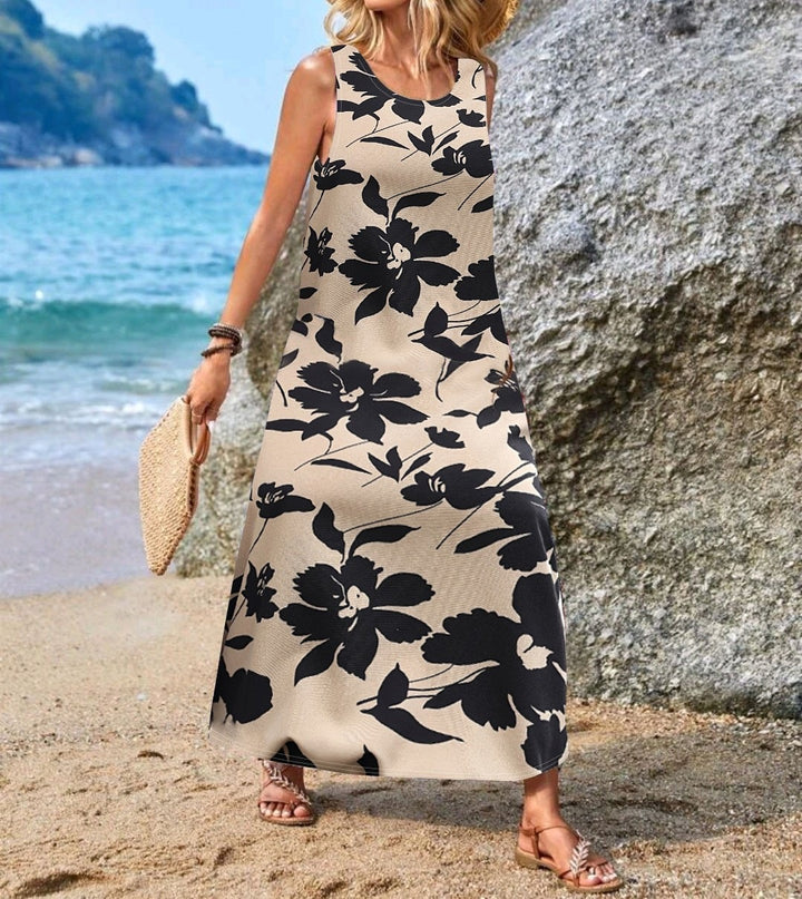 Damen Maxikleid mit einzigartigen Schmetterlingsdruck Echo Archiv