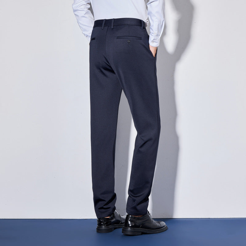 Herren Elegante Business-Hose mit geradem Schnitt und elastischem Bund Echo Archiv