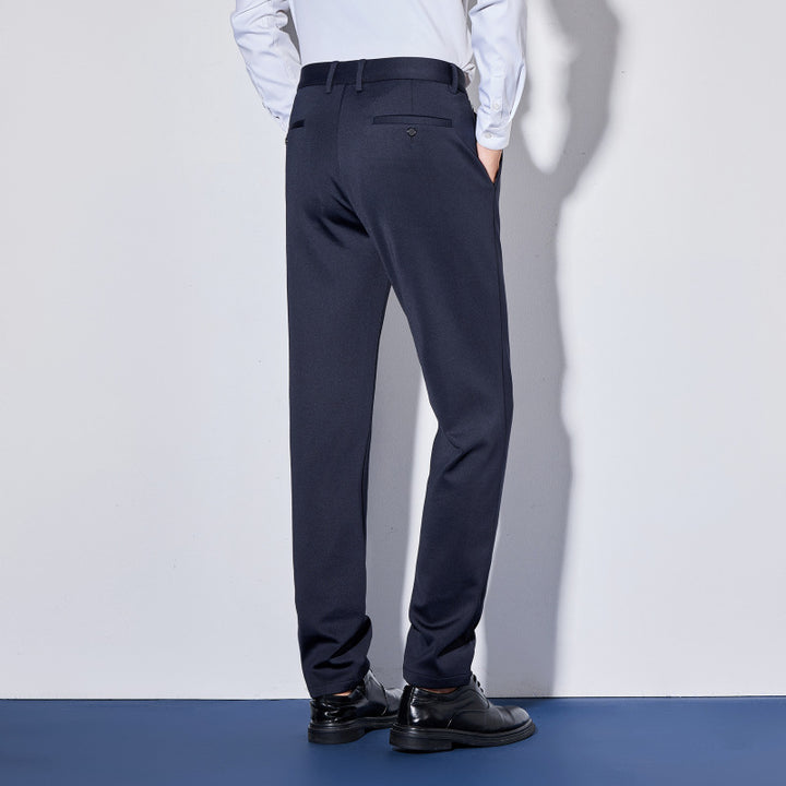 Herren Elegante Business-Hose mit geradem Schnitt und elastischem Bund Echo Archiv
