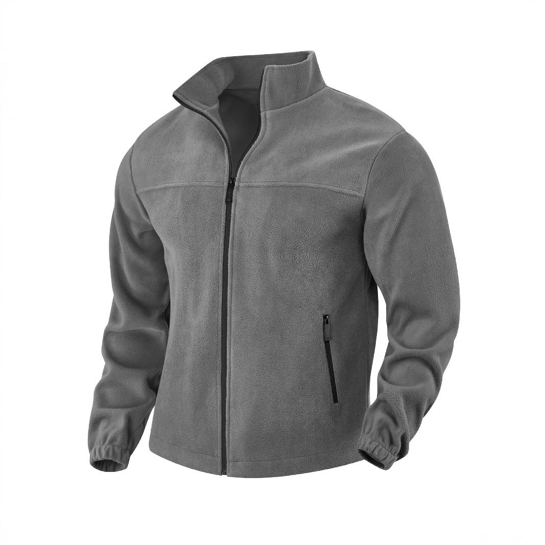 Herren Fleecejacke mit hohem Kragen Echoarchiv