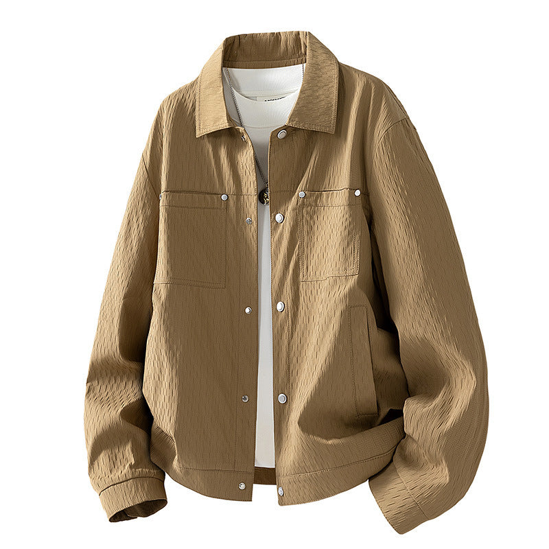 Herren Lässige Hemdjacke Echo Archiv