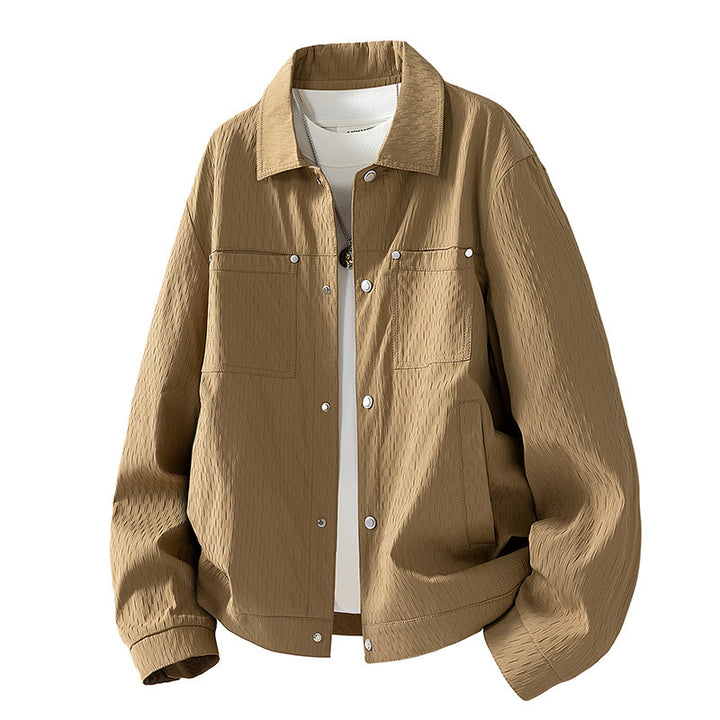 Herren Lässige Hemdjacke Echo Archiv