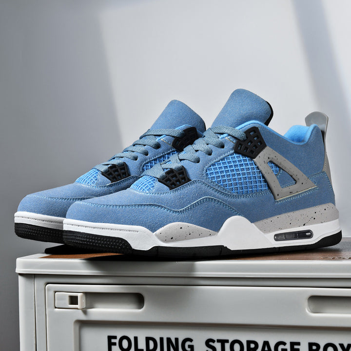 Herren retro-urbaner High-Top Sneaker mit Netzpaneel, verstärkter Fersenkappe und dämpfender Air-Unit – Norré