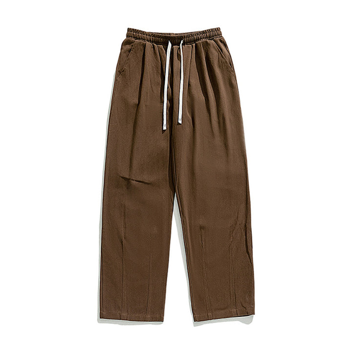Unisex Weite Relaxed-Hose mit Bügelfalte, elastischem Komfortbund und Kordelzug Echo Archiv
