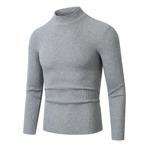 Herren Rollkragenpullover mit feiner Rippstruktur Echoarchiv