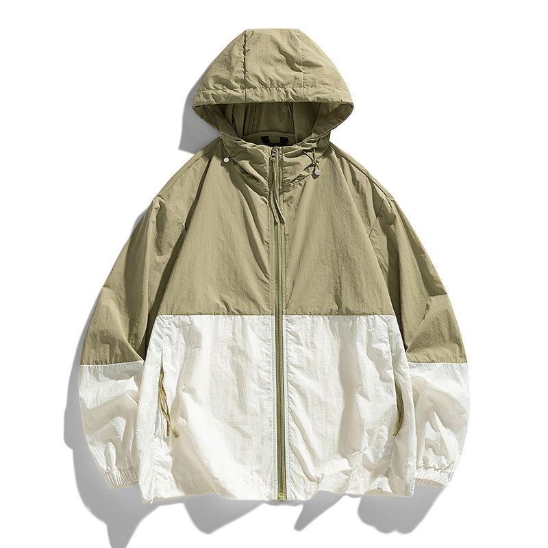 Herren Sportliche Windbreaker-Jacke Echoarchiv