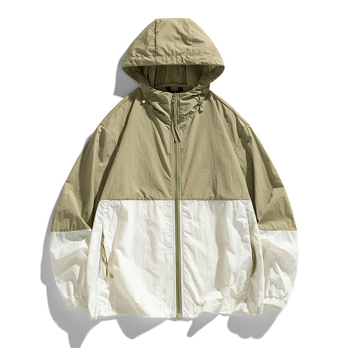 Herren Sportliche Windbreaker-Jacke Echoarchiv