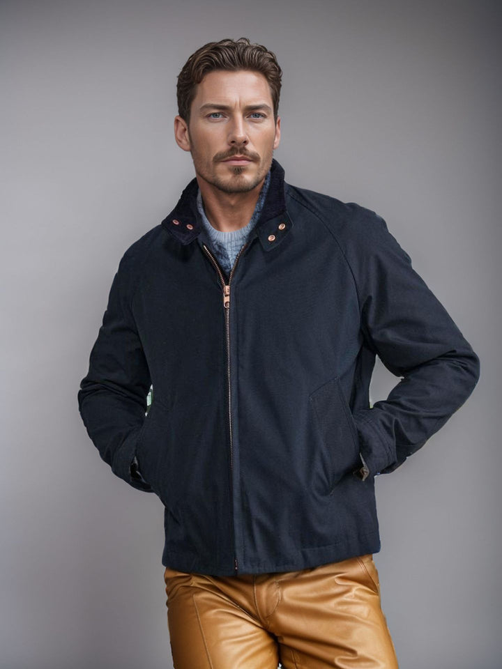 Herren sportliche Utility-Jacke mit wärmendem Innenfutter und stylischem Kragen Echoarchiv