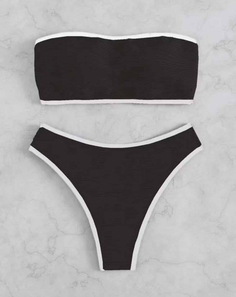 Damen Bandeau Bikini mit bequemer Passform Echo Archiv