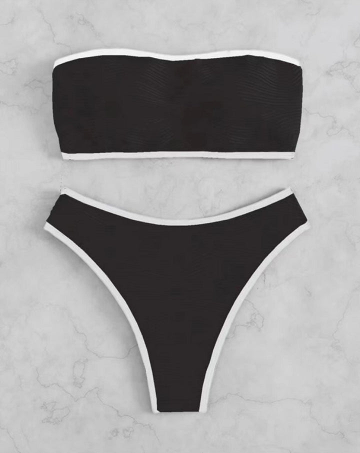 Damen Bandeau Bikini mit bequemer Passform Echo Archiv