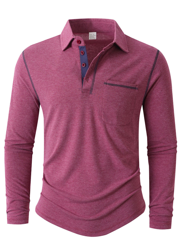 Herren Langarm Poloshirt Echoarchiv