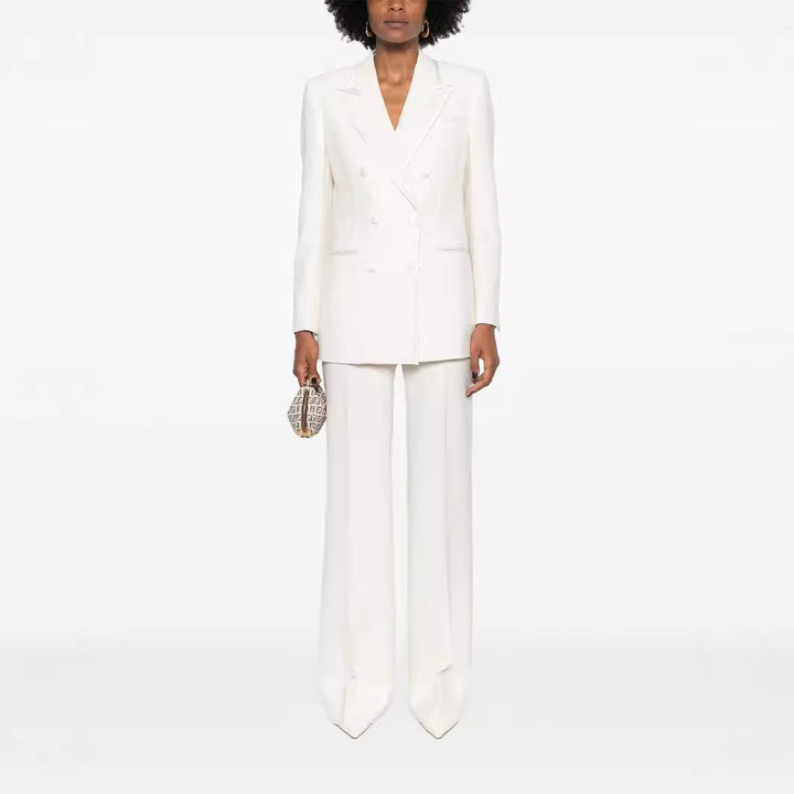 Damen Palazzo‑Hose mit hoher Taille und weitem Beinschnitt Echoarchiv