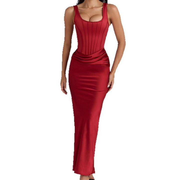 Damen Elegantes und figurbetontes Abendkleid Echo Archiv