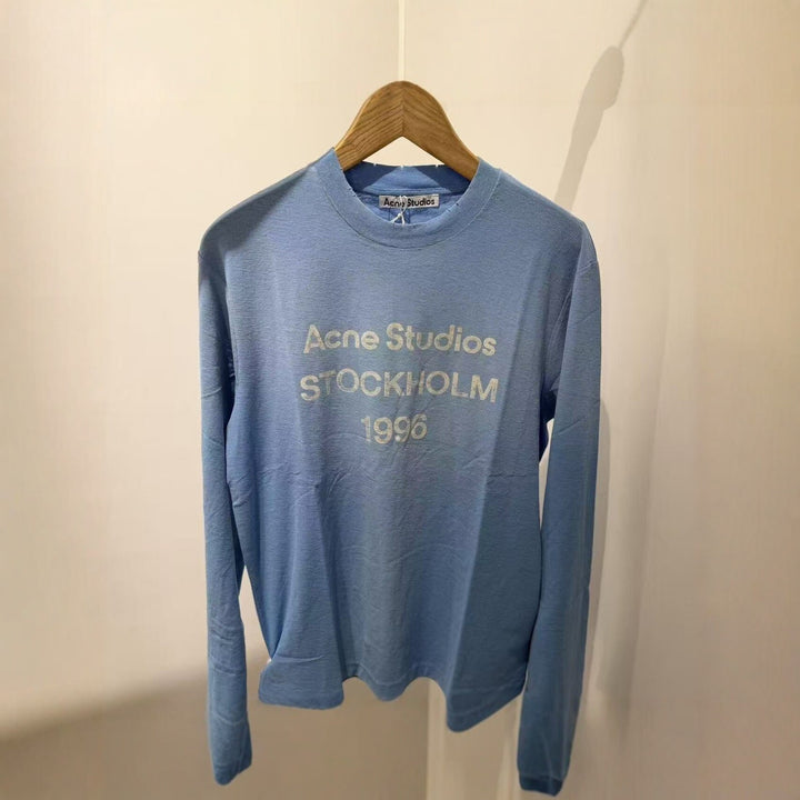 Herren Langarm-Shirt mit Logo‑Print und Rundhalsausschnitt Echo Archiv