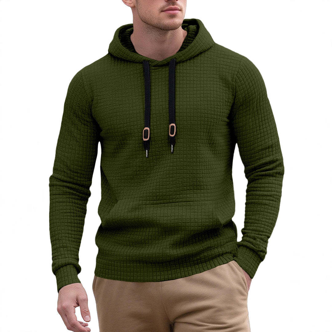 Herren stylischer Kapuzenpullover mit strukturiertem Design Echoarchiv