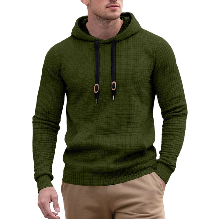 Herren stylischer Kapuzenpullover mit strukturiertem Design Echoarchiv