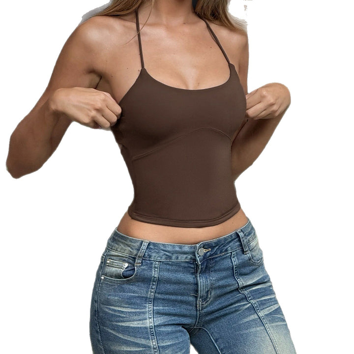 Damen Sportliches Top mit verstellbaren Trägern Echo Archiv