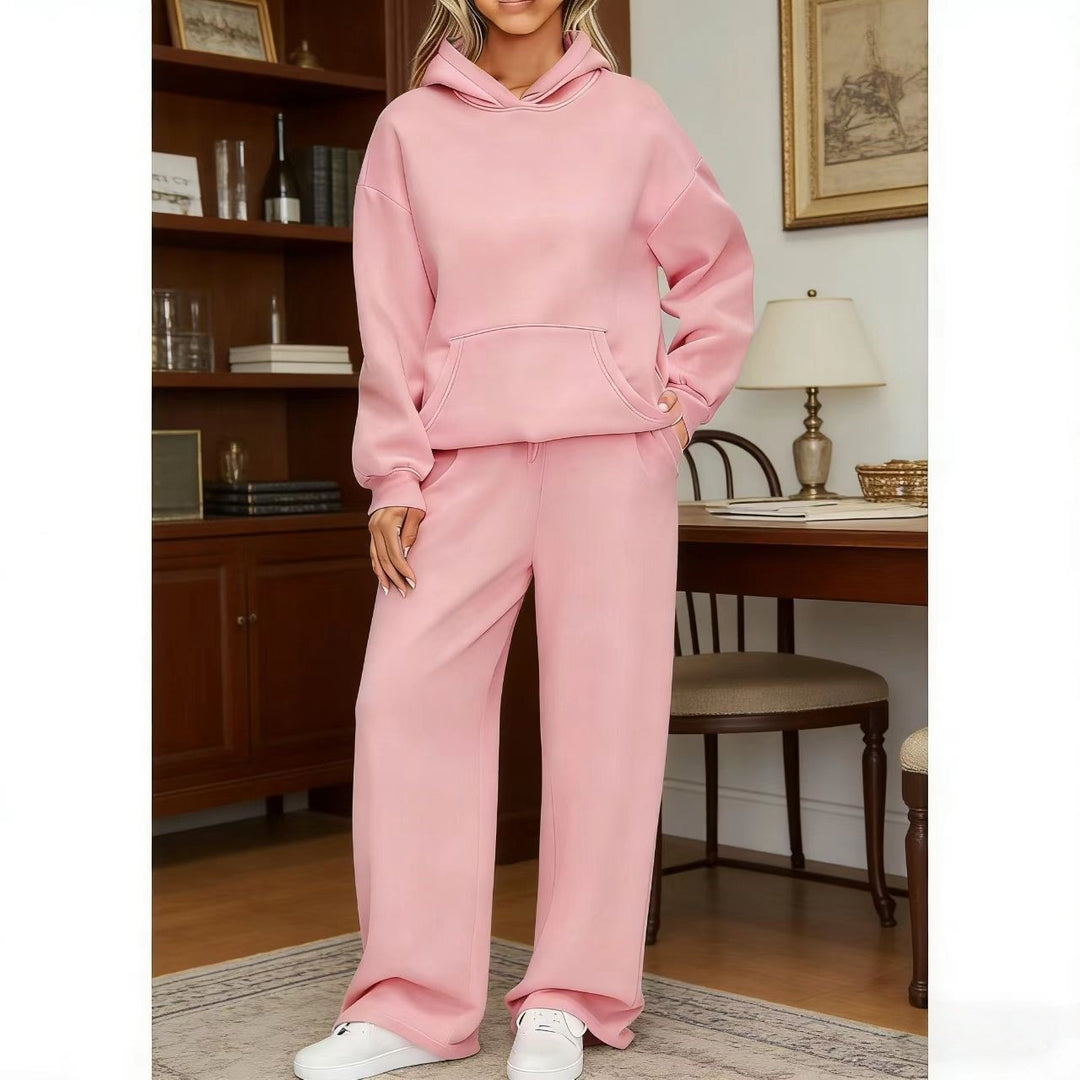 Damen nan kuscheliges Oversize Hoodie und weite Jogginghose Set Echo Archiv