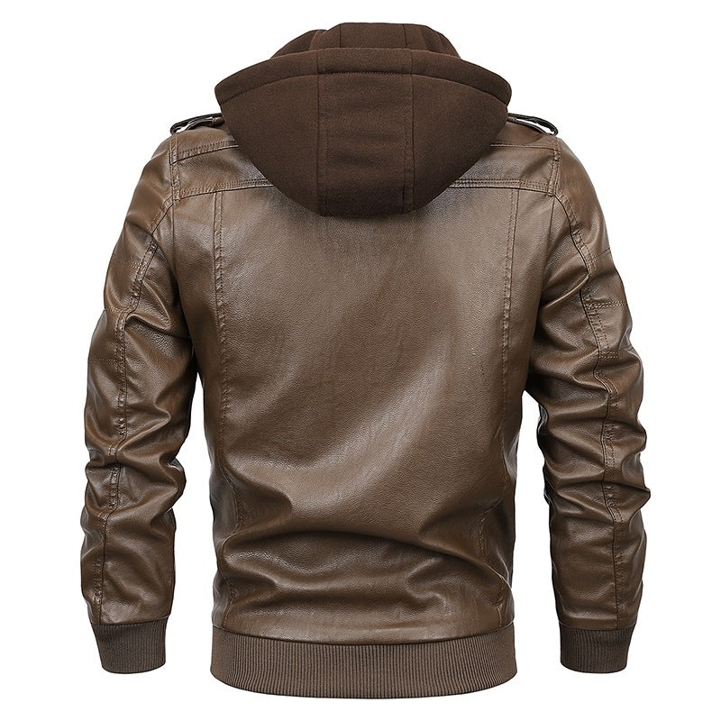 Herren Modische Kapuzenjacke mit Taschen Echo Archiv