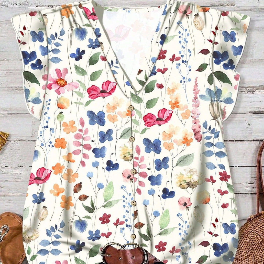 Damen Bluse mit floralem Muster Echo Archiv
