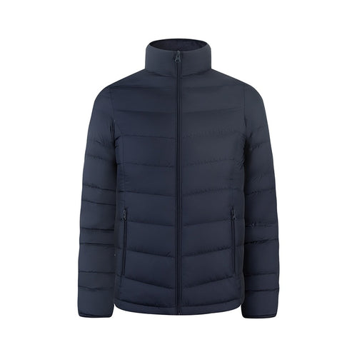 Herren Ultraleichte gesteppte Daunenimitat-Jacke mit Stehkragen Echo Archiv